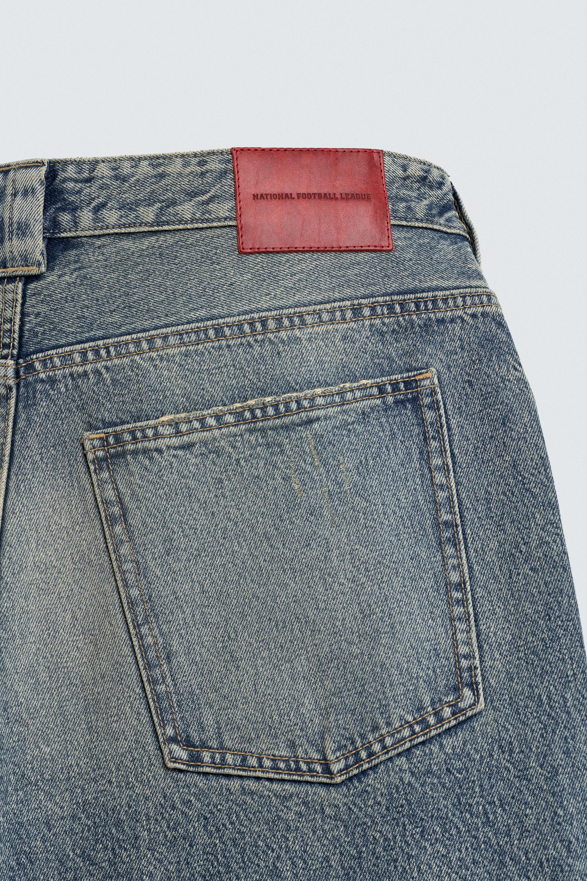 NFL MIAMI DOLPHINS EMBROIDERED RELAXED FIT JEANS